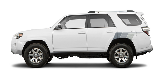 4Runner Classic Taco Stripes—Rear Graphic