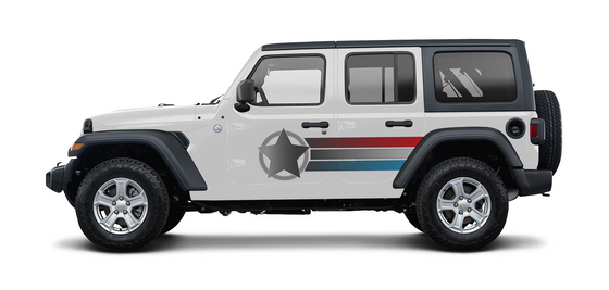 Jeep Star and Stripes Vehicle Graphic