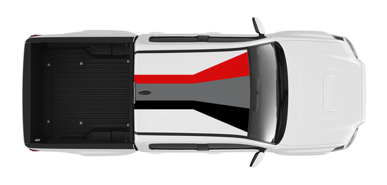 Tacoma Sun Stripe Roof Vehicle Graphic